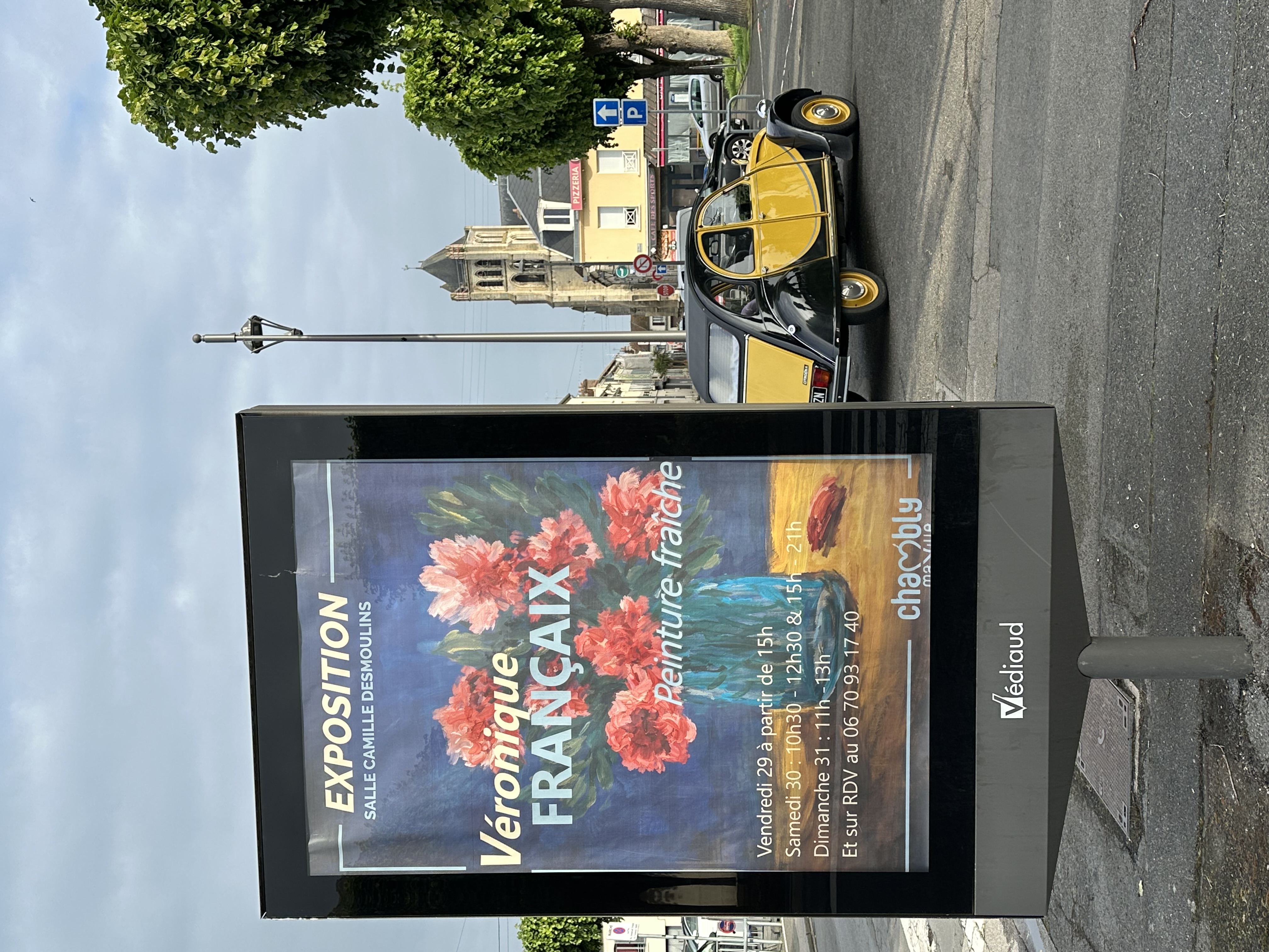 Affiche exposition Véronique Françaix à Chambly, mai 2026
