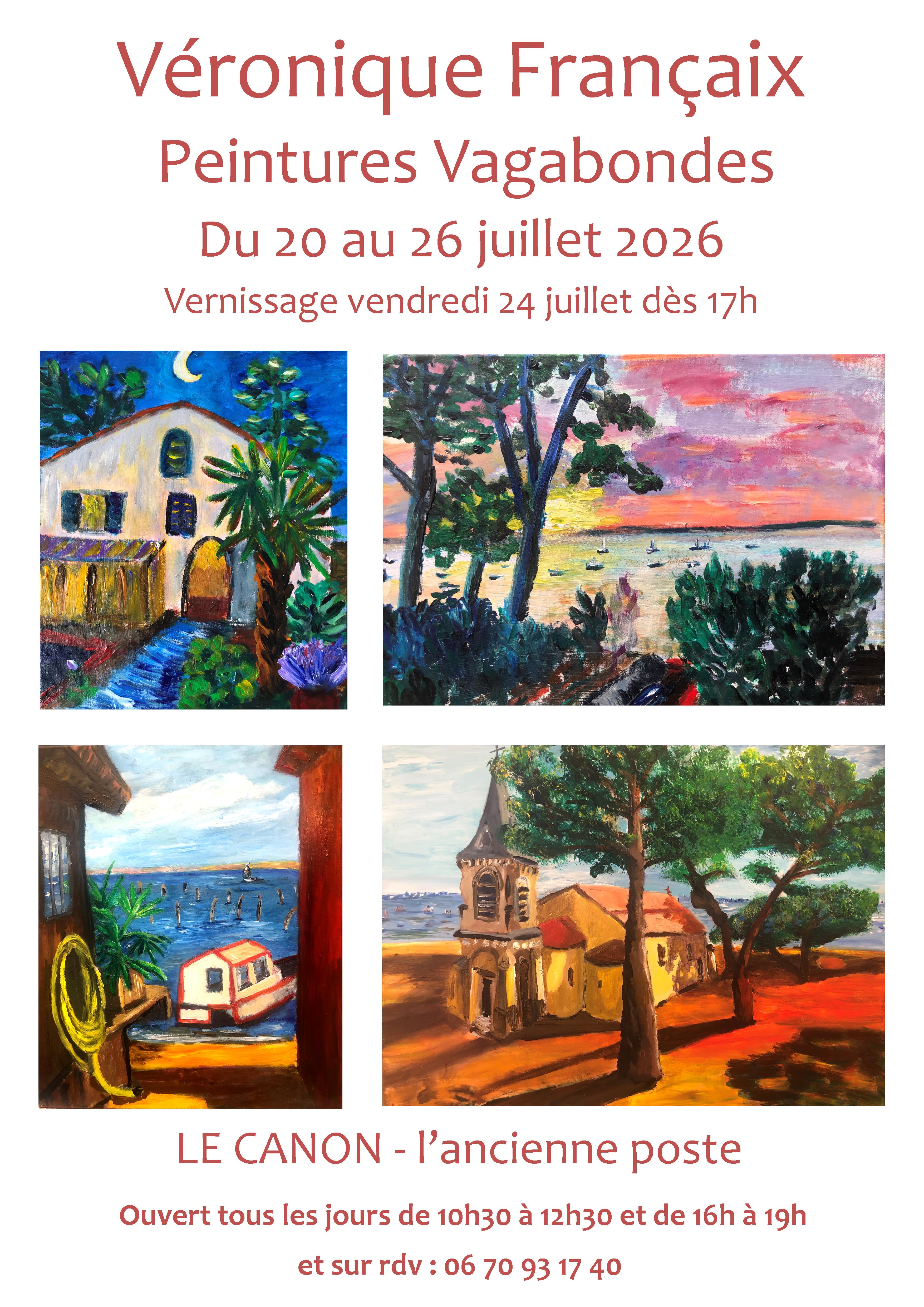 Exposition Peintures vagabondes au Canon, juillet 2026